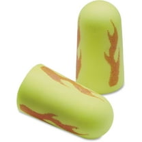 3M E A Rsoft Blasts Foam Earplugs for Comfortable Noise Reduction, Yellow Neon/Red Flame, 200 Pair