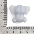 thumbnail image 3 of 20pcs Silicone Beads Elephant WhiteSmoke 25.5x30x16.5mm Hole: 2mm, 3 of 4