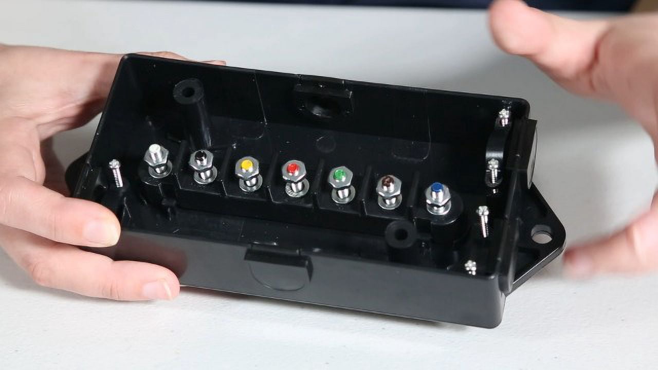 Buyers Products 5601100, Polypropylene Electrical Junction Box With 7 Terminals