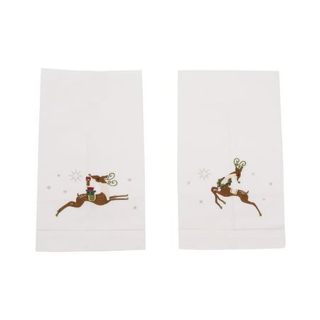 

Deer with Wreath Kitchen Towel