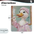 thumbnail image 4 of Stupell Industries Contemporary Duck Brushing Teeth Canvas Art, 16 x 20, by The Prints Vibe, 4 of 8