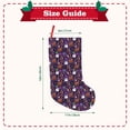 thumbnail image 3 of Lsque 18 Inches Halloween Sweet Candy Pattern Christmas Stockings Hanging Ornaments,Knitted Xmas Fireplace Hanging Stocking,Holiday Decoration, 3 of 8