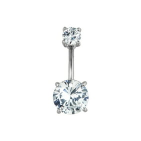 Body Accentz Flexible Navel Piercing Pregnancy Maternity Bar Ring Body Belly Piercing Baby Feet 06e3 Walmart Com Walmart Com
