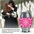 thumbnail image 3 of SABURIAL Pink Urn - Decorative Urn For Adult Ash - Cremation & Memorial Urns For Human Remains - Funeral Urns For Loved Ones - Combo 5 - Large 10 Inch & 3 Inch Small, 3 of 7