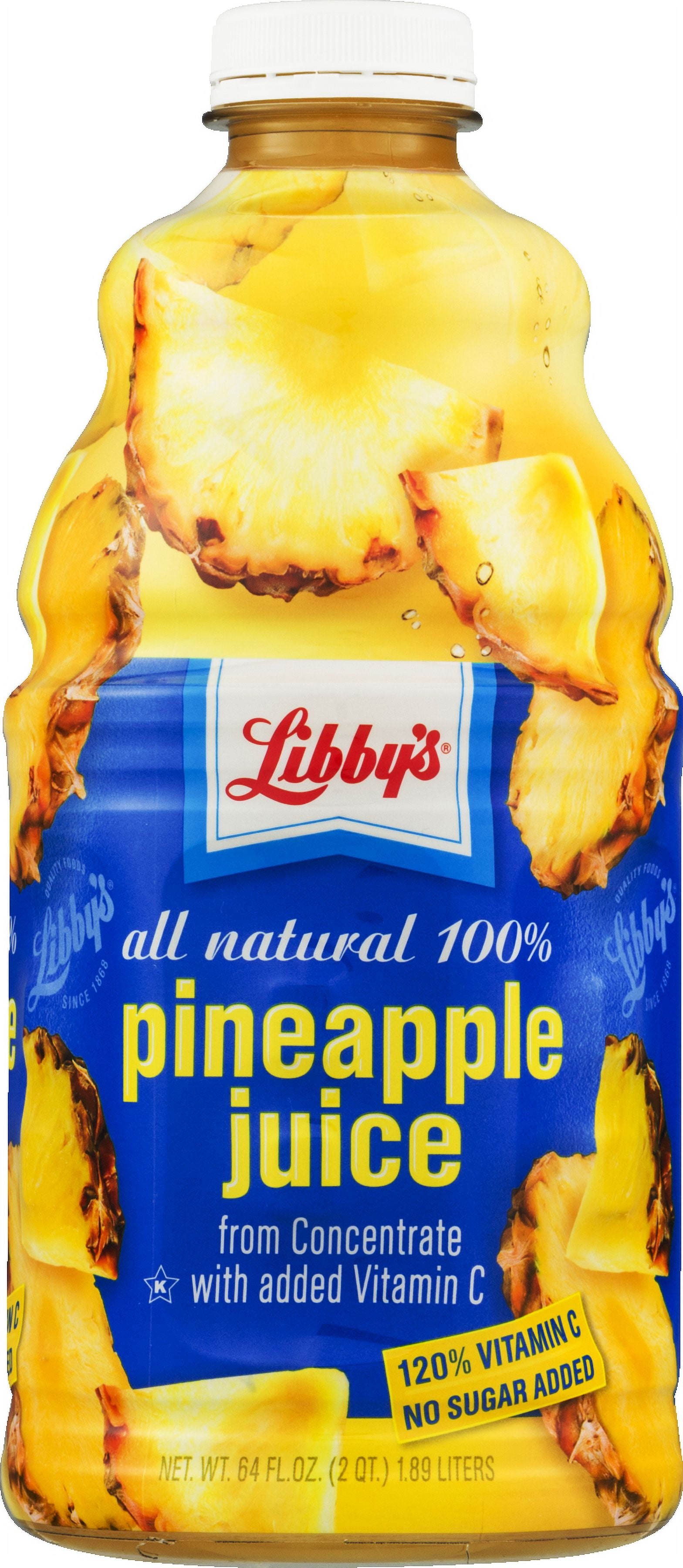 Libby's 100% Pineapple Juice, 64 fl oz