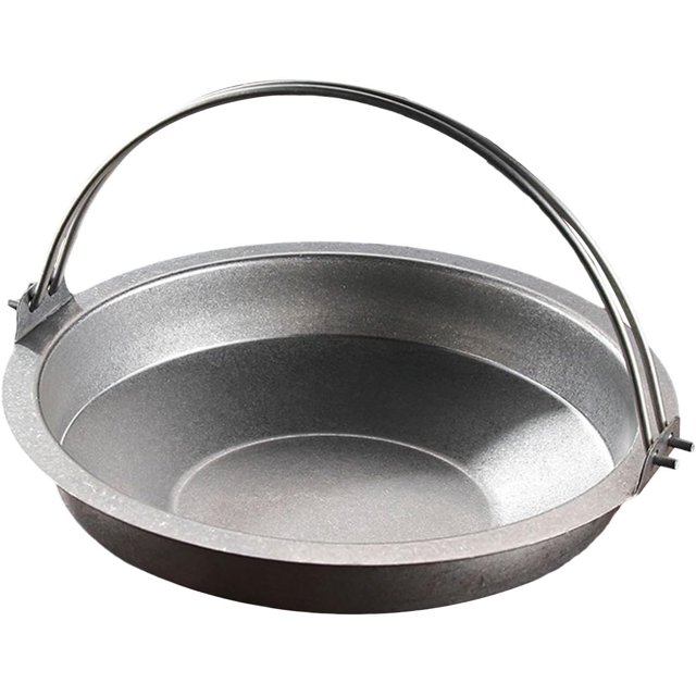 Premium Stainless Steel Hanging Hot Pot Cookware Set, 22cm Argent