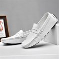 thumbnail image 5 of Men's Casual Loafers Moccasin Slip on Flats Boat Casual Dress Driving Shoes, 5 of 7