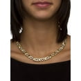 thumbnail image 4 of PalmBeach Jewelry Diamond Accent Hearts and Kisses Necklace in 18k Gold-Plated 17", 4 of 7