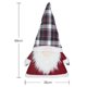 thumbnail image 3 of 1 Uds. Artículos de decoración navideña de rejilla negra y roja, árbol viejo del bosque, estrella superior, muñeco sin rostro creativo, sombrero para árbol de Navidad, artículos de decoración para el, 3 of 5