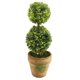 thumbnail image 4 of 3X ÁRboles de Plástico Artificial en Macetas Planta en Maceta Decoración JardíN Patio Interior Al Aire Libre Patrón: Dos Bolas, 4 of 5