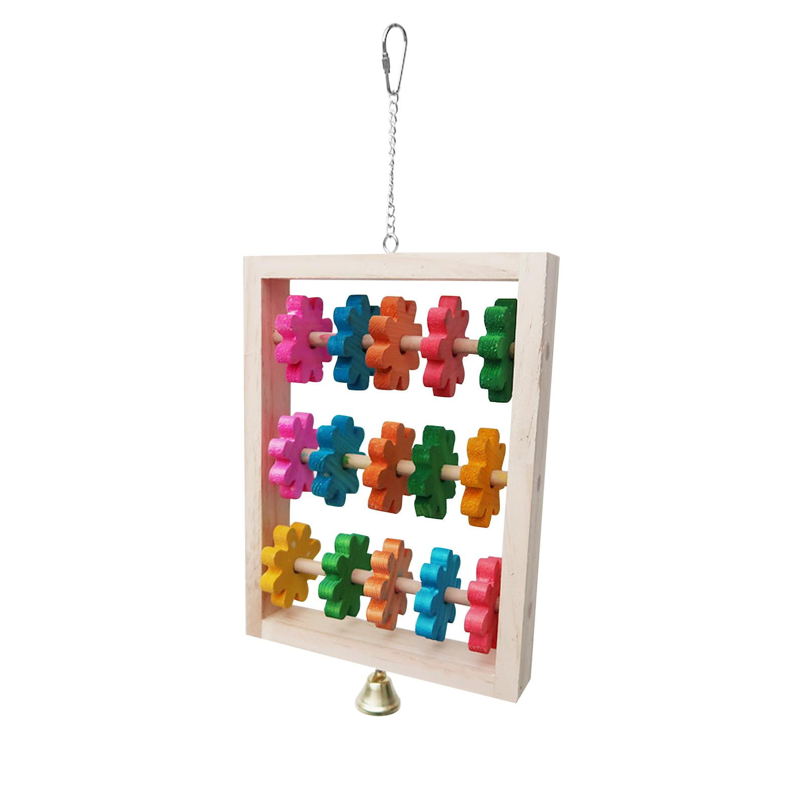 Bvdfgk Bird Swing Toys Bird Cage Toy Exercise Hanging Parrot Perch Macaw Finches Budgie Multi