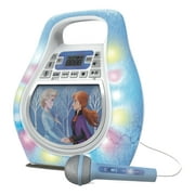 Frozen Bluetooth MP3 Karaoke with Light Show, Voice Control, and Built-In Memory for Kids Ages 6+