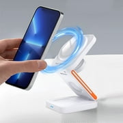 DZCPSCZG Multifunctional Foldable Wireless Charging For And IOS. Mobile Phones Watches Earphones Three-in-one Magnetic 15W Wireless Fast Charger