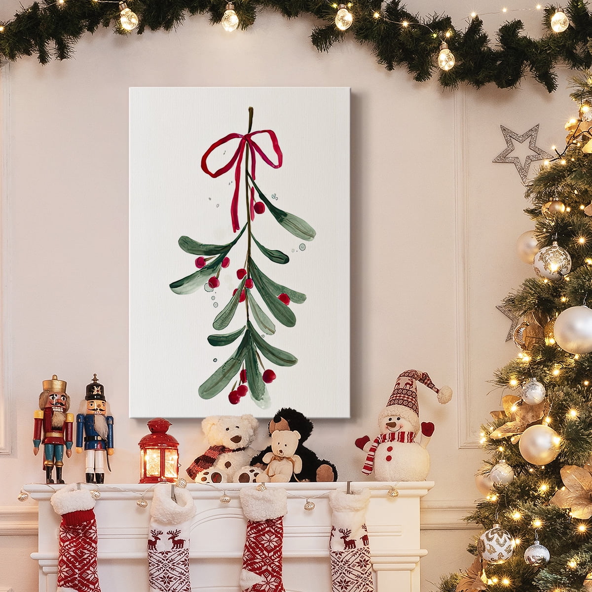 Warm Winter Wishes V- Gallery Wrapped Canvas