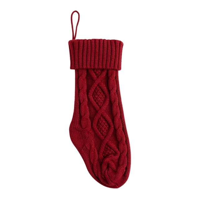 Matsuzay Medias de Navidad Bolsa de dulces de Santa Adornos de Navidad para el hogar Colgante de Navidad Árbol de Navidad Decoraciones colgantes Regalo Kits de decoración para fiestas Rojo Matsuzay HA000739-01