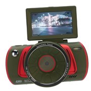 Yajisi WIFI Digital Camera 64MP 4K Video 18X Zoom 3 Inch Flip Screen Anti Shake Retro Autofocus Travel Vlog Camera for Selfie Content Creator Home Use, Green