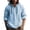 Sky Blue, variant on Men's Stylish Casual Long Sleeve Hooded Shirt with Pocket for All Occasions - Versatile Linen Top for Modern Gentlemen