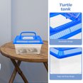 thumbnail image 4 of Réservoir de Tortue avec Plateforme Boîte de Transport Créative Réservoir Pratique Aquarium, 4 of 9