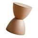 thumbnail image 4 of Pequeño taburete redondo otomano otomano simple asiento compacto compacto zapato múltiple taburete que cambia el taburete pequeño para la puerta del Marrón, 4 of 8