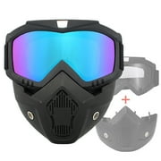 Tactical Airsoft Goggles Mask Paintball Cycling Face Protective Mask