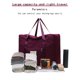 thumbnail image 5 of Bolsa de lona, bolso de mano, equipaje de mano, bolsa deportiva de fin de semana, plegable, para mujeres y niñas, bolsa de viaje con ruedas, tela duradera, ligera y portátil, gran capacidad,, 5 of 8