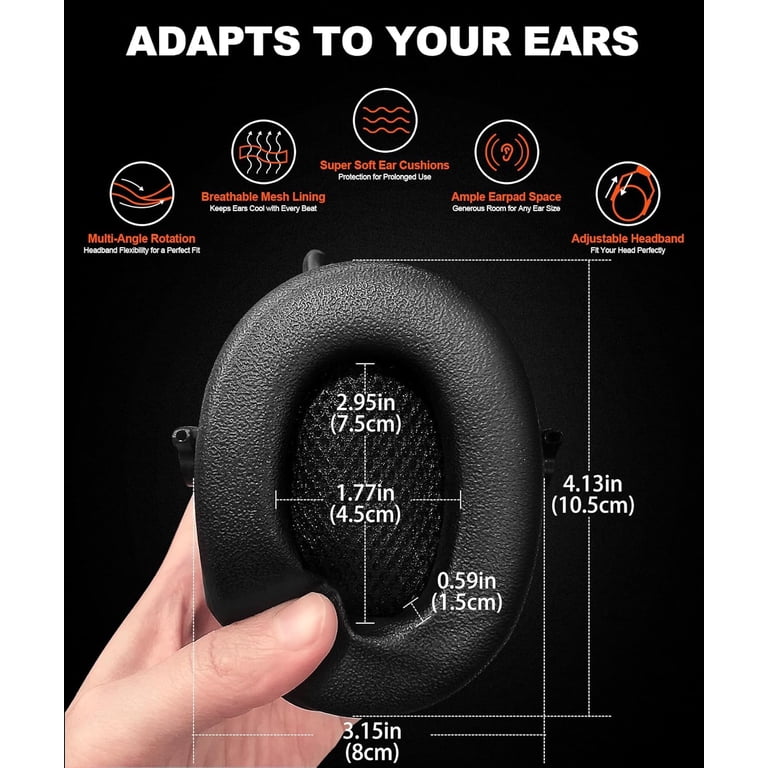 PROHEAR 033 2.0 Bluetooth Hearing Protection Headphones photo 7