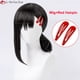 thumbnail image 2 of 38cm Higashiyama Kobeni Cosplay Chainsaw Man Wig Cosplay Black Higashiyama Kobeni Wigs Hairpin Heat Resistant Hair Anime Wigs heqiyong LED, 2 of 2