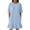 Light Blue, variant on T Shirt Dress Women Summer Short Sleeve Solid Color Mini Dresses Ruffle Beach Sundresses, S-2XL