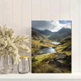 thumbnail image 2 of Mountain Lake Landscape Canvas Print, Scenic Wall Art for Living Room, Bedroom, Office, Study, Hallway & Home Decor, 2 of 8