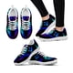 thumbnail image 1 of Zapatos planos con estampado 3D de hojas de marihuana y degradado de moda para mujer, zapatillas ligeras con cordones para caminar, calzado transpirable, 1 of 6