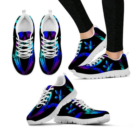 

Fashion Gradient 3D Weed Leaves Print Flat Shoes for Women Lightweight Lace-up Walking Sneakers Breathable Footwear
