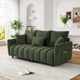 thumbnail image 6 of Rophefx Overstuffed Upholstered Deep Seat Sofa Couch with 3 Pillows, 6 of 10