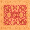 thumbnail image 1 of Ahgly Company Indoor Square Abstract Orange Modern Area Rugs, 6' Square, 1 of 4