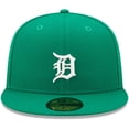 thumbnail image 2 of Men's New Era Kelly Green Detroit Tigers White Logo 59FIFTY Fitted Hat, 2 of 5