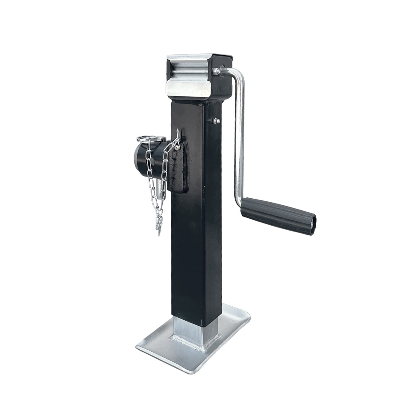 Side Swivel Weld-on Square Tube Trailer Jack Stands Support Legs Corner Steady CAP5000LBS Camper RV Parts Caravan Accessories ,RV Universal Fit