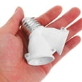 thumbnail image 3 of KAKOWELY 10Pcs Light Socket Adapter Versatile Bulb Socket Lamp Socket Light Converter Light Bulb Splitter,2.95X"X2.95"X1.38", 3 of 5