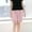 Purple, variant on Womens Solid Color Pumpkin Shorts Elastic Waist Ruffled Lace Trim Bloomers Security Shorts