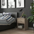 thumbnail image 6 of Tvilum Studio 1 Drawer and 1 Shelf Bedroom Nightstand for Adults, Jackson Hickory, 6 of 13
