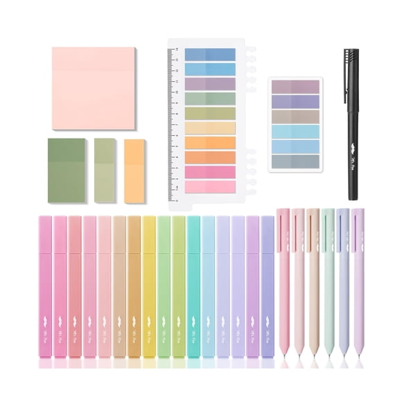 Kit de anotaciones para libros Mr. Pen Aesthetic con rotuladores y rotuladores