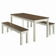 thumbnail image 5 of Wood Bench White Distressed | Furniture Dash CADB109, 5 of 5