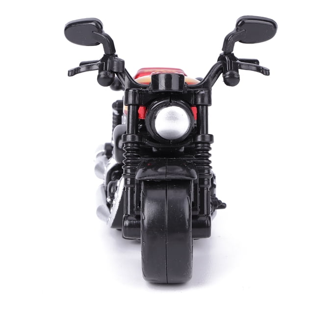 Jouet Véhicule à Rétrofriction, Modèle de Moto pour Enfants de Collection Cool Haute Simulation Opération Simple pour Cadeau Parfait Rouge,Bleu,Orange