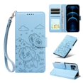 thumbnail image 3 of Funda Cartera GANGXUN con Diseño de Perrito en Relieve para iPhone 13 Pro Max , Protección 360° con Ranuras y Correa Desmontable, 3 of 6