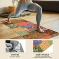 thumbnail image 4 of Pioneer Flower Floral Print Pattern Hot Yoga Mat Towel Non Slip for Hot Yoga - Quick-Drying Yoga Mat Cover with 4 Corner Pockets with Travel Bag - Hot Yoga Towel Non Slip 74"x26", 4 of 6