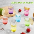 thumbnail image 4 of Gafas de chupito Qipecedm Heavy Base, 50 ml, juego de 6 unidades, coloridas, 4 of 7