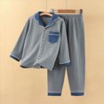 thumbnail image 2 of Paguaki Big Boys Pajamas Set Kids Lightweight Pajama Set Spring Fall, 2 of 5