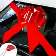 thumbnail image 2 of Oversized Holiday Red Ribbon Bow, 2 of 3
