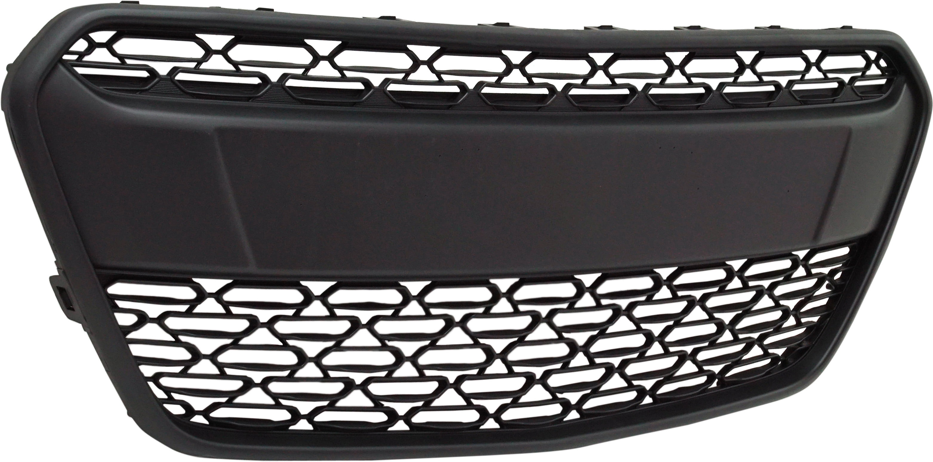 Bumper Grille Compatible With 2016-2018 Chevrolet Spark Front, Lower Textured Dark Gray