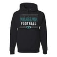 thumbnail image 2 of Wild Bobby Philadelphia PHI Hometown City Football Fan Pride Sports Unisex Graphic Hoodie Sweatshirt, Black, Small, 2 of 6