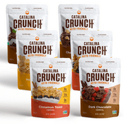 Catalina Crunch Keto Cereal Variety Pack (6 Flavors), 9oz Bags | Low Carb, Zero Sugar, Gluten & Grain Free, Fiber | Keto Snacks, Vegan Snacks, Protein Snacks | Keto Friendly Foods