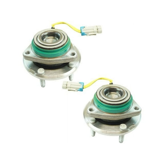 Front Wheel Hub and Bearing Kit 2 Piece - Compatible with 2009 - 2013 Chevy Corvette 2010 2011 2012
